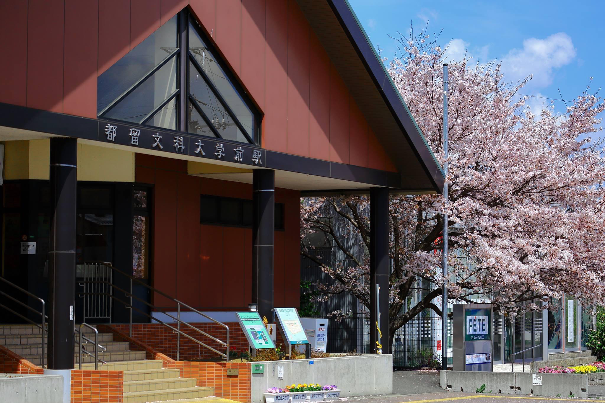 都留 文科 大学 前